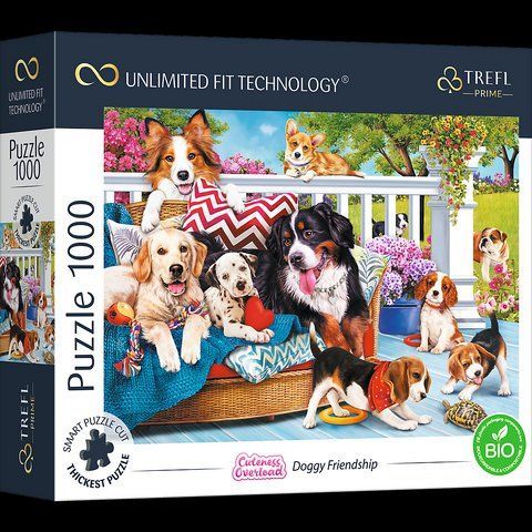 Пазл на 1000 элементов "Собачья Дружба" (10698), Trefl Prime T-10698 фото