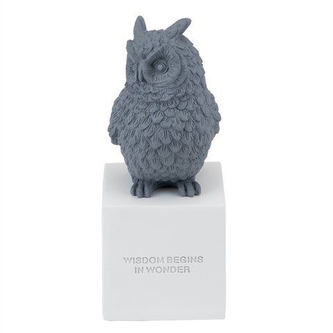 Статуэтка "Owl" 30 см, серая (8924-013) E-8924013 фото