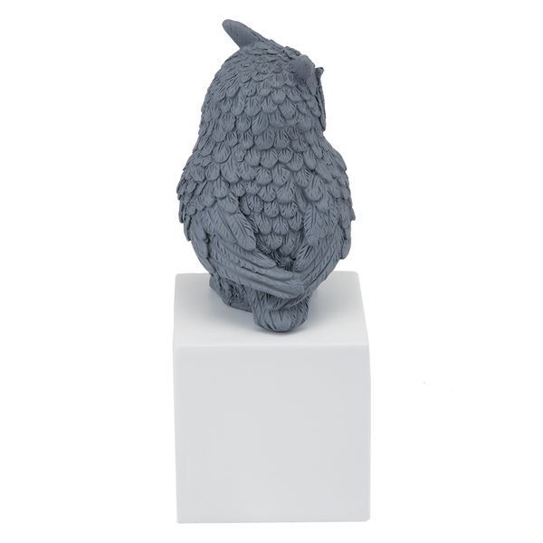 Статуетка "Owl" 30 см, сіра (8924-013) E-8924013 фото