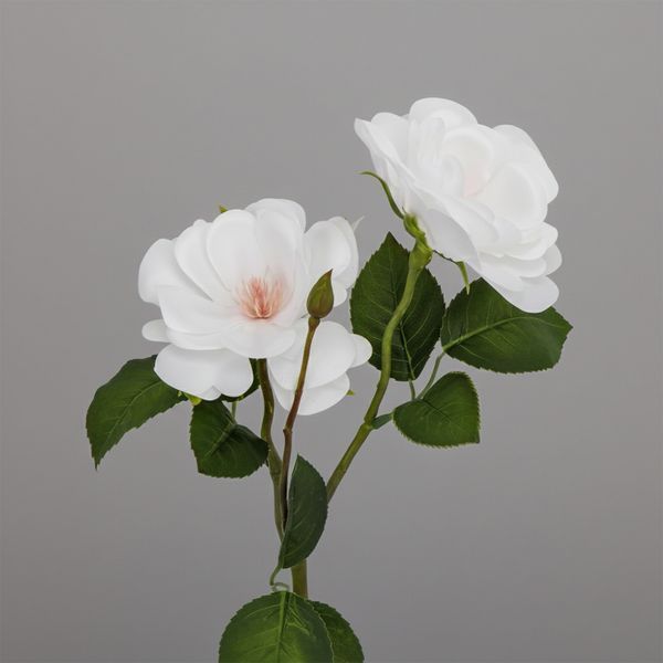 Троянда штучна, біла, 55 см (2028-011/white) E-2028011/white фото