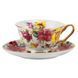Порцелянова кружка з блюдцем &ldquo;Vintage Bloom&rdquo;, 200 мл (9217-002) E-9217002 фото 1