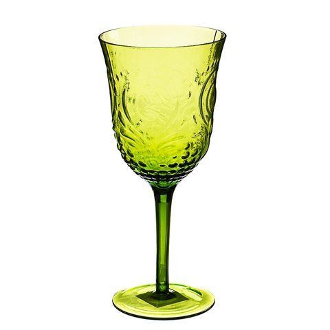 Келих з візерунком оливковий (001HH/green) E-001HH/green фото