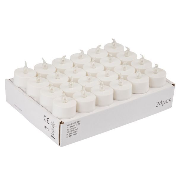 Світлодіодна свічка (LED), біла, 4 см (6032-010) E-6032010 фото