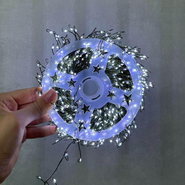 Гірлянда "Феєрія" 1000 LED, біла, 25 м, від електромережі (9133-038) E-9133038 фото