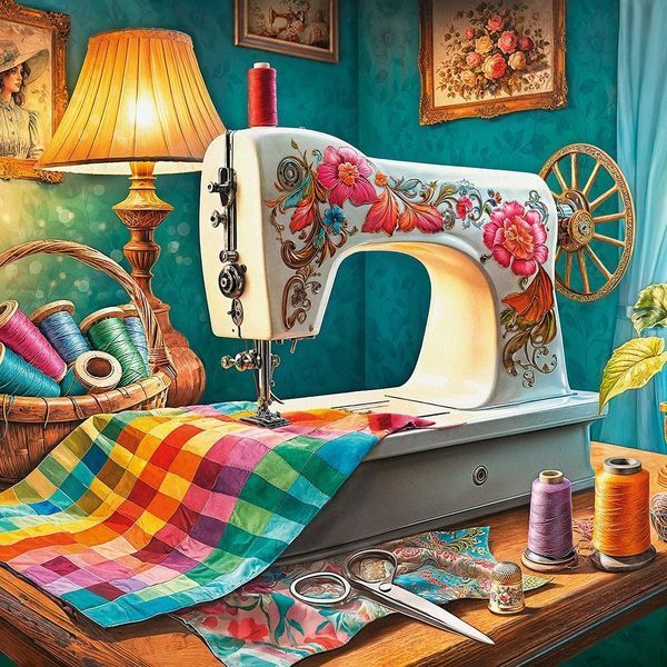 Пазл из 1000 деталей, &laquo;Мой швейный уголок&raquo;, (30875) Cherrypazzi CH-30875 фото
