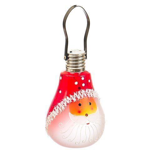 Новорічний ліхтарик "Дід Мороз", 12х21см (з підсвічуванням) (057NB) E-057NB фото