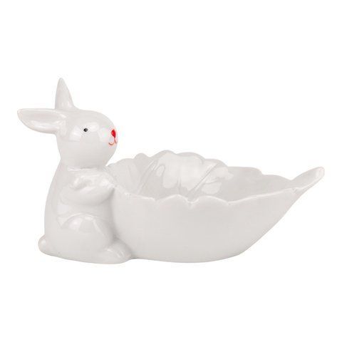 Підставка "Білий лист", біла, 11 см (5009-038) E-5009038 фото