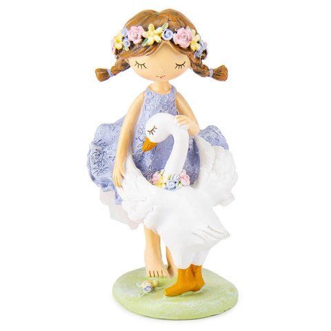 Фігурка "Дівчинка з лебедем", 17,5 см (6013-035) E-6013035 фото