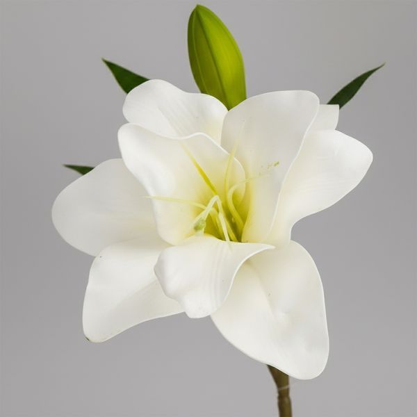 Лилия искусственная, белая, 75 см (2028-028/white) E-2028028/white фото