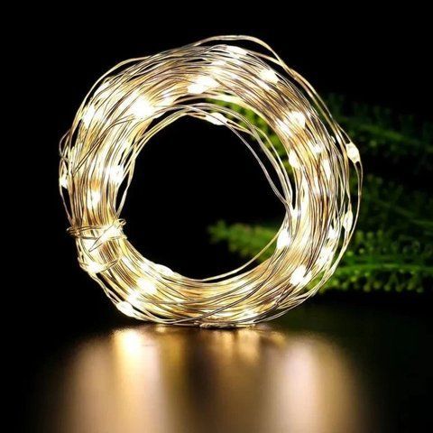 Гирлянда "Роса" 1000 LED, белая, 100 м, от электросети (9133-037) E-9133037 фото