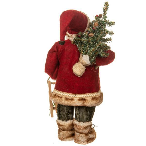 Фігура "Санта з санками", 46 см. (6011-008) E-6011008 фото