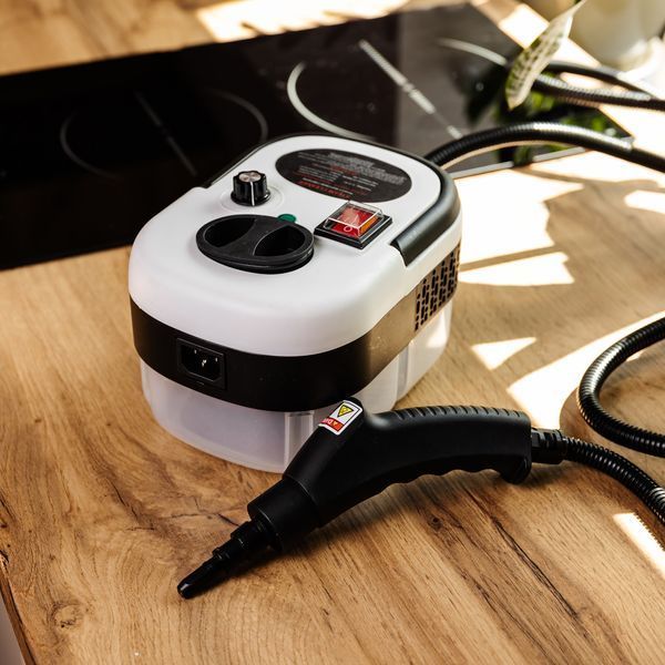 Пароочисник ручний Steam Cleaner 2500 Вт з набором насадок та баком 1.2л HP-SC-002-white L-HP-SC-002-white фото