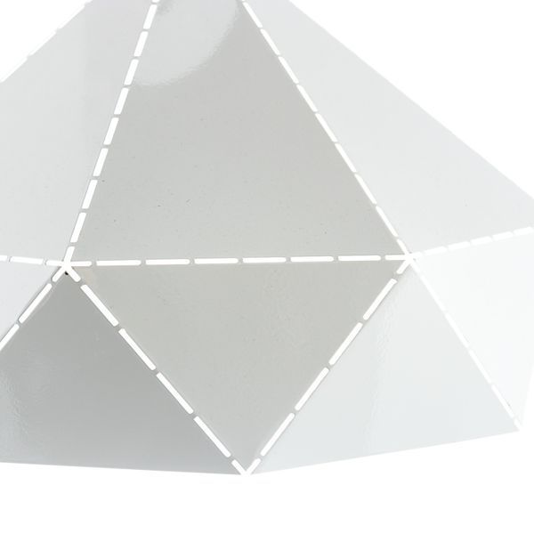 Люстра-підвіс біла з металу та дерева 40*35 (ZD038B/D400 (white)) E-ZD038B/D400 (white) фото
