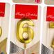 Свечи для торта "Блеск" от 0 до 9, золотые (8512-004) E-8512004 фото 6