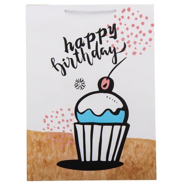 Подарунковий пакет "Birthday girl", 31*42 см * Рандомний вибір дизайну (9100-004) E-9100004 фото