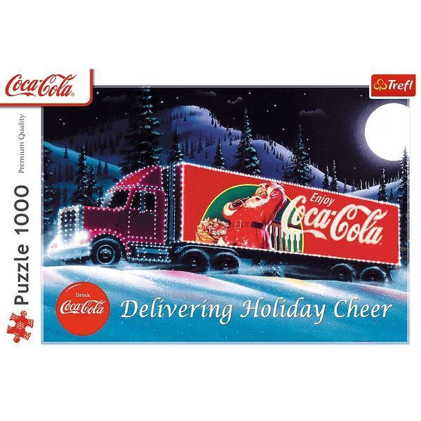 Пазл на 1000 елементів "Coca-Cola: Різдвяний караван" (10941), Trefl T-10941 фото