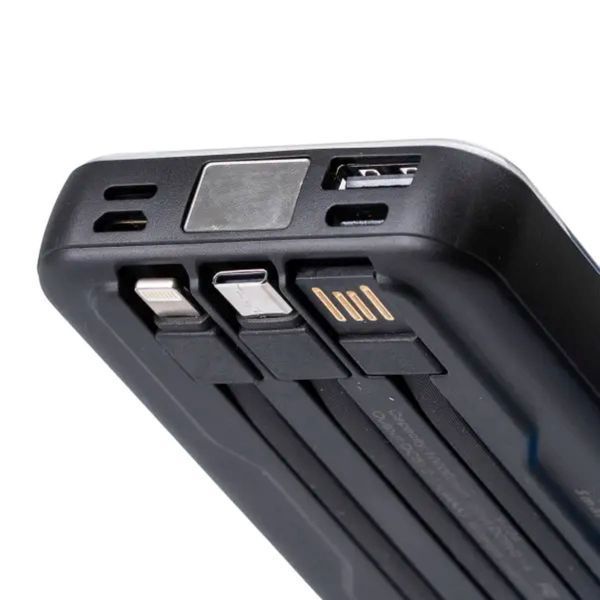 Повербанк з бездротовою зарядкою 10000mah 3 шнури в комплекті X104 L-X104 фото