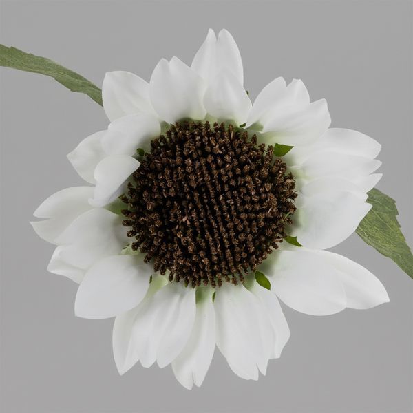 Подсолнечник искусственный, белый, 80 см (2028-022/white) E-2028022/white фото