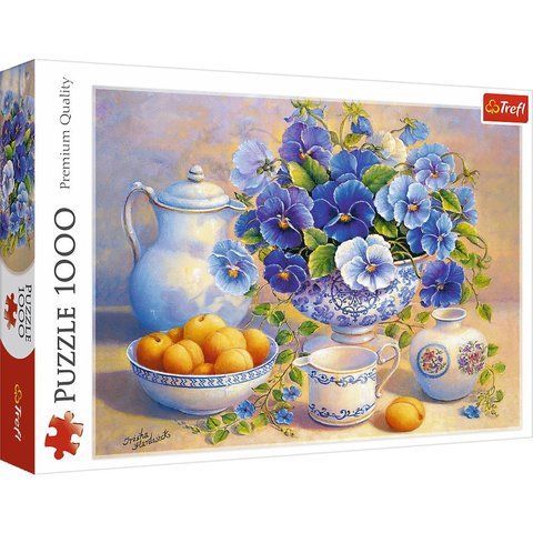 Пазл на 1000 елементів "Синій букет" (10466), Trefl T-10466 фото