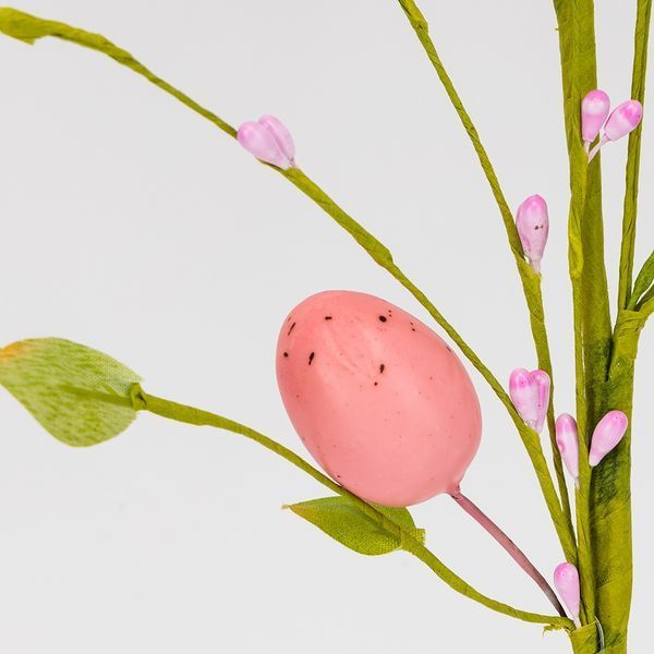 Великодня декоративна гілочка "Перші квіти", 50 см (5107-011/pink) E-5107011/pink фото