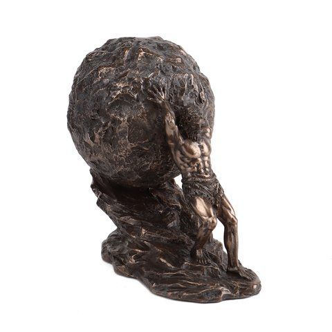 Статуэтка "Сизиф, катящий камень", 11 см (77845A1) E-77845A1 фото