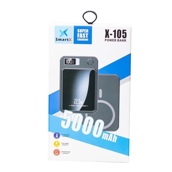Бездротовий повербанк із швидкою зарядкою на 5000 mah X105 L-X105 фото