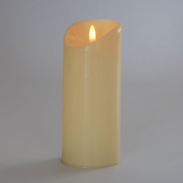 Набор из 3 светодиодных свечей (LED), айвори, 15 см * 12,5 см * 10 см (6032-018) E-6032018 фото