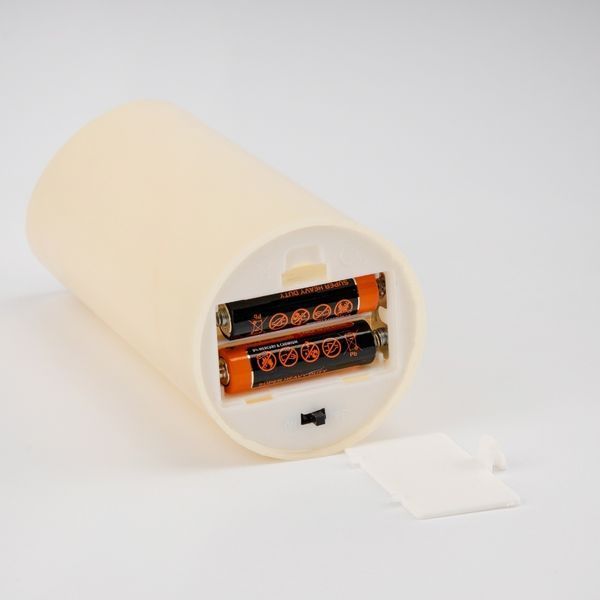Набор из 3 светодиодных свечей (LED), айвори, 15 см * 12,5 см * 10 см (6032-018) E-6032018 фото