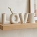 Набор из 4 ваз "Love", молочный, 15 см (9306-013) E-9306013 фото 1