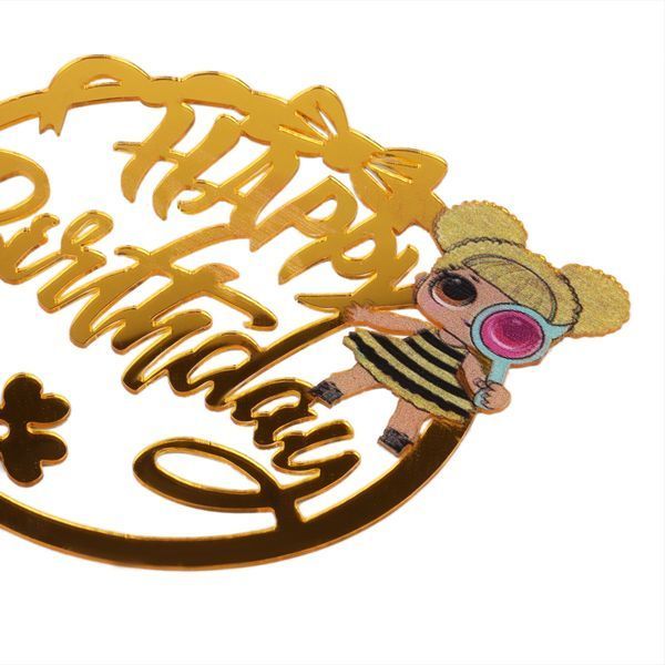 Топпер в торт "Happy Birthday" *рандомный выбор дизайна (8820-001) E-8820001 фото