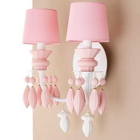 Бра на 2 лампы розового цвета (BL001/2pink) (BL001/2pink) E-BL001/2pink фото