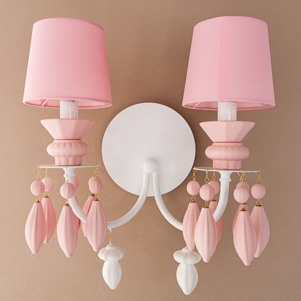 Бра на 2 лампы розового цвета (BL001/2pink) (BL001/2pink) E-BL001/2pink фото