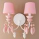 Бра на 2 лампы розового цвета (BL001/2pink) (BL001/2pink) E-BL001/2pink фото 2