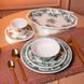 Столовый набор посуды 32 предмета на 6 персон Vintage Elegant фарфоровый Зеленый YY78-7A L-YY78-7A фото 7