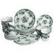 Столовый набор посуды 32 предмета на 6 персон Vintage Elegant фарфоровый Зеленый YY78-7A L-YY78-7A фото 1