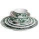 Столовый набор посуды 32 предмета на 6 персон Vintage Elegant фарфоровый Зеленый YY78-7A L-YY78-7A фото 2