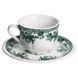 Столовый набор посуды 32 предмета на 6 персон Vintage Elegant фарфоровый Зеленый YY78-7A L-YY78-7A фото 5