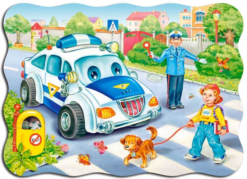 Пазл на 30 елементів "Дорога до школи" (B-03204), Castorland B-03204 фото