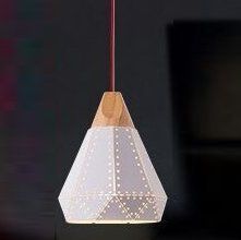 Люстра-подвес металлическая белая с перфорацией (ZD039 (white)) (ZD039 (white)) E-ZD039 (white) фото