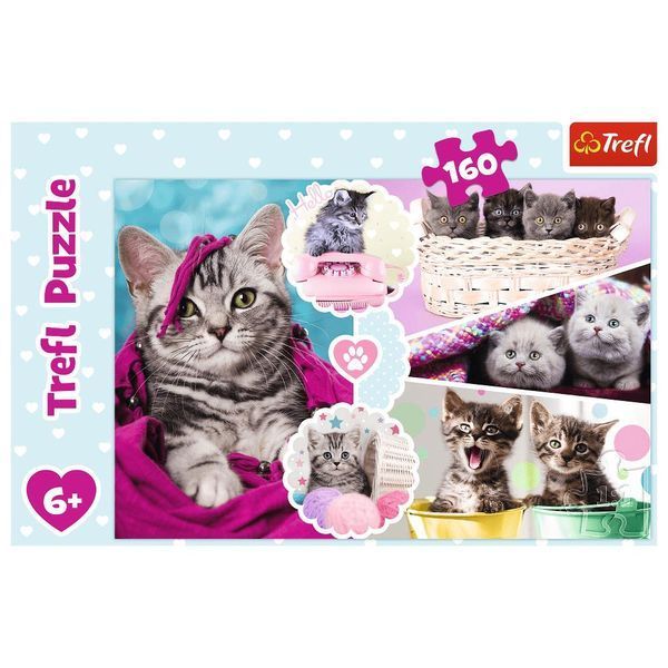 Пазл на 160 елементів "Мили кошенята" (15371), Trefl T-15371 фото