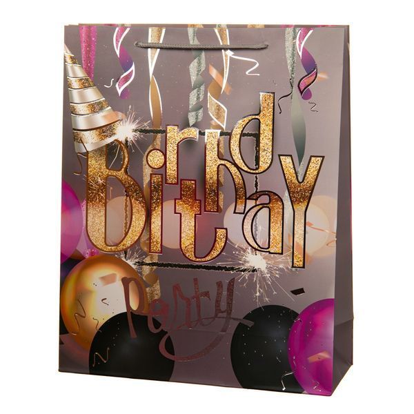 Подарунковий пакет "Birthday Party" 26 * 10 * 32 (8814-003) E-8814003 фото