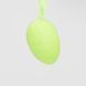 Набір з 6 підвісних флокових крашанок, зелений, 6 см (5103-001/green) E-5103001/green фото 4