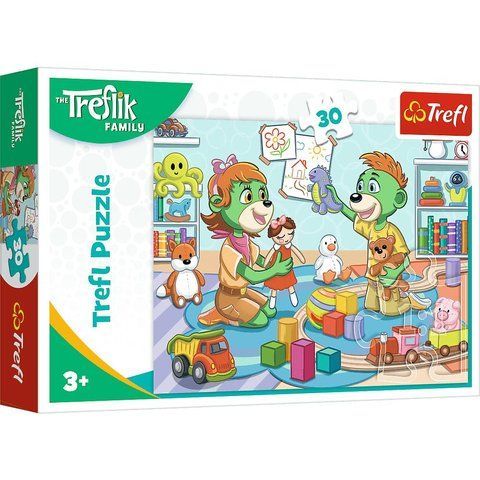 Пазл на 30 елементів "Щаслива родина Трефліка" (18303), Trefl T-18303 фото