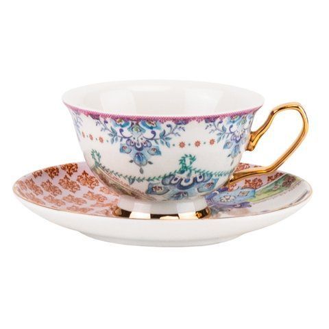 Порцелянова кружка з блюдцем &ldquo;Antique Elegance&rdquo;, 200 мл (9217-003) E-9217003 фото