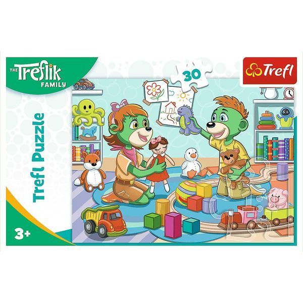 Пазл на 30 елементів "Щаслива родина Трефліка" (18303), Trefl T-18303 фото