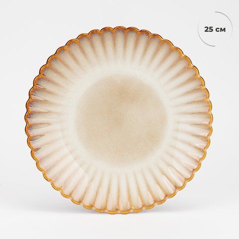 Блюдо "Елеганс", коричневе, 25 см (19311-006) E-19311006 фото