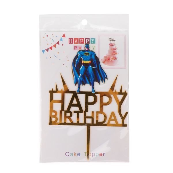 Топер в торт "Happy Birthday" *рандомний вибір дизайну (8820-005) E-8820005 фото