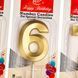 Свечи для торта "Металлик" от 0 до 9, серебрянные (8512-020) E-8512020 фото 5
