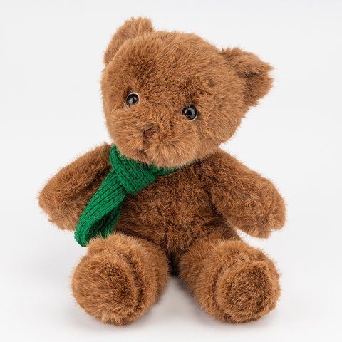 Мягкая игрушка "Мишка с зеленым шарфом", 31 см (9288-002) E-9288002 фото