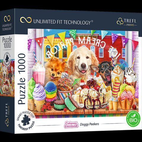 Пазл на 1000 элементов "Собачьи гляделки" (10699), Trefl Prime T-10699 фото